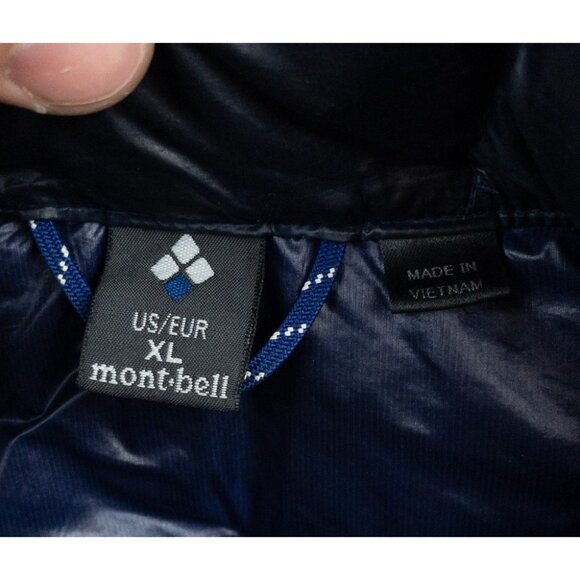 Montbell Superior Down Vest Mens XL Navy Blue Puffer Packable Insulated 2301218 - Picture 2 of 14